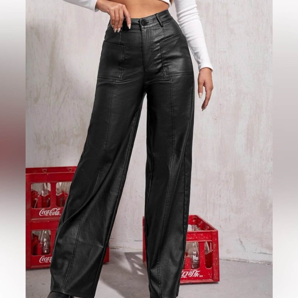 Pleather pants ( pair )